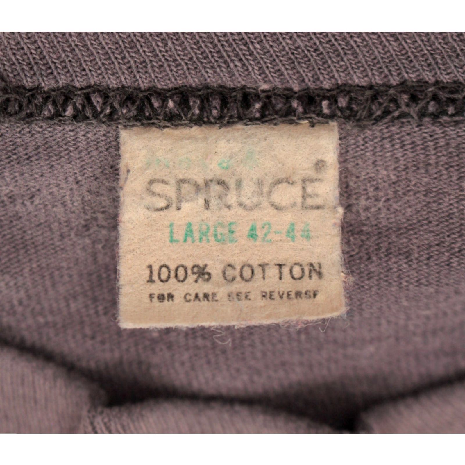 Vintage Spruce Mens TShirt Harley VTG 80s 1980s Easyriders Graphic Tee Size M/L Grey Size US M / EU 48-50 / 2 - 3 Thumbnail