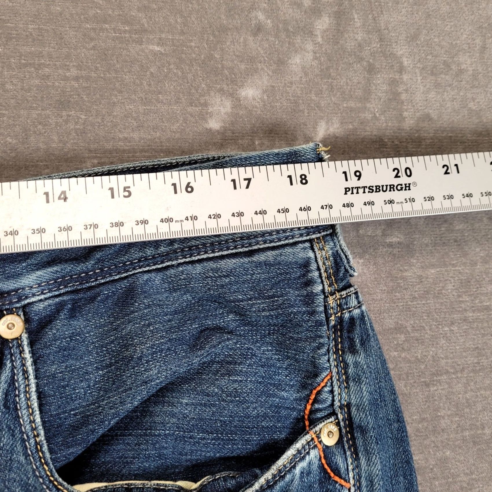Tommy Bahama Tommy Bahama Jeans Mens 36x29 Blue Denim Lyocell Blend Straight Regular Fit Casual 5-Pocket Logo Size US 36 / EU 52 - 5 Thumbnail