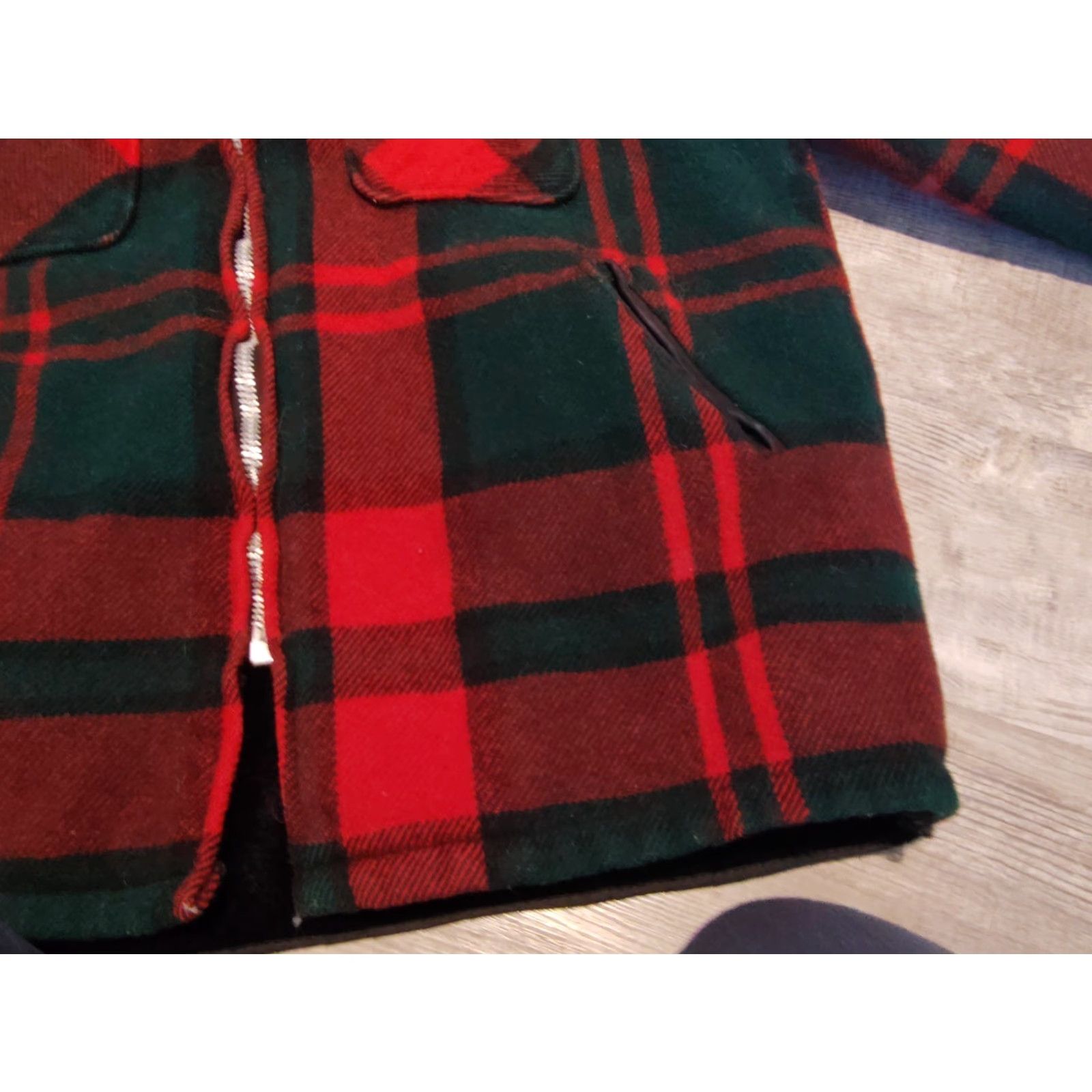 Vintage VTG Woolrich Plaid Wool Jacket Heavy Wool 60s Chore Coat Mens XL Lined Rare Classic Vintage Size US XL / EU 56 / 4 - 4 Thumbnail