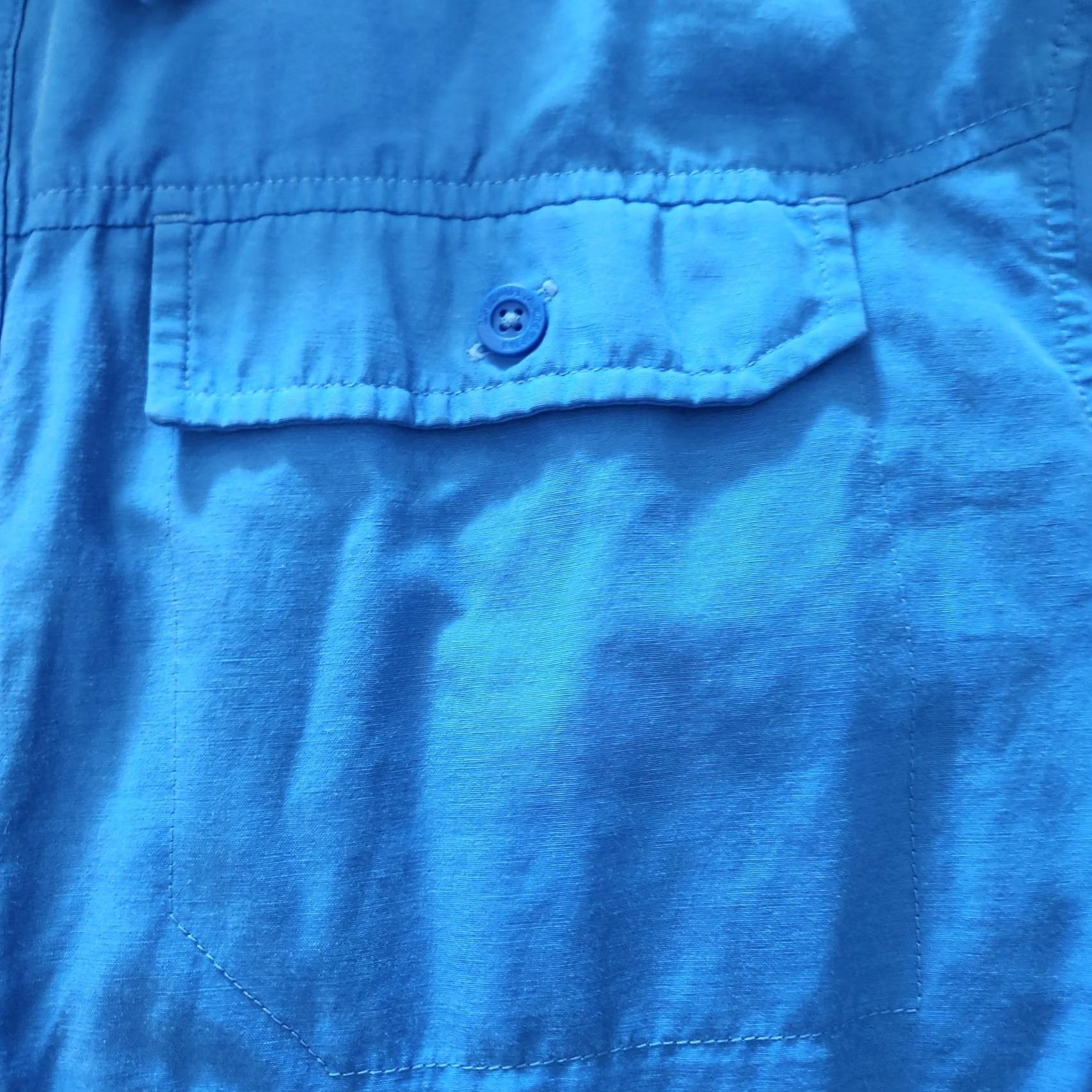 Under Armour Under Armour Shirt Mens Medium Blue Short Sleeve Button Up Fishing Camp Hiking Size US M / EU 48-50 / 2 - 4 Thumbnail