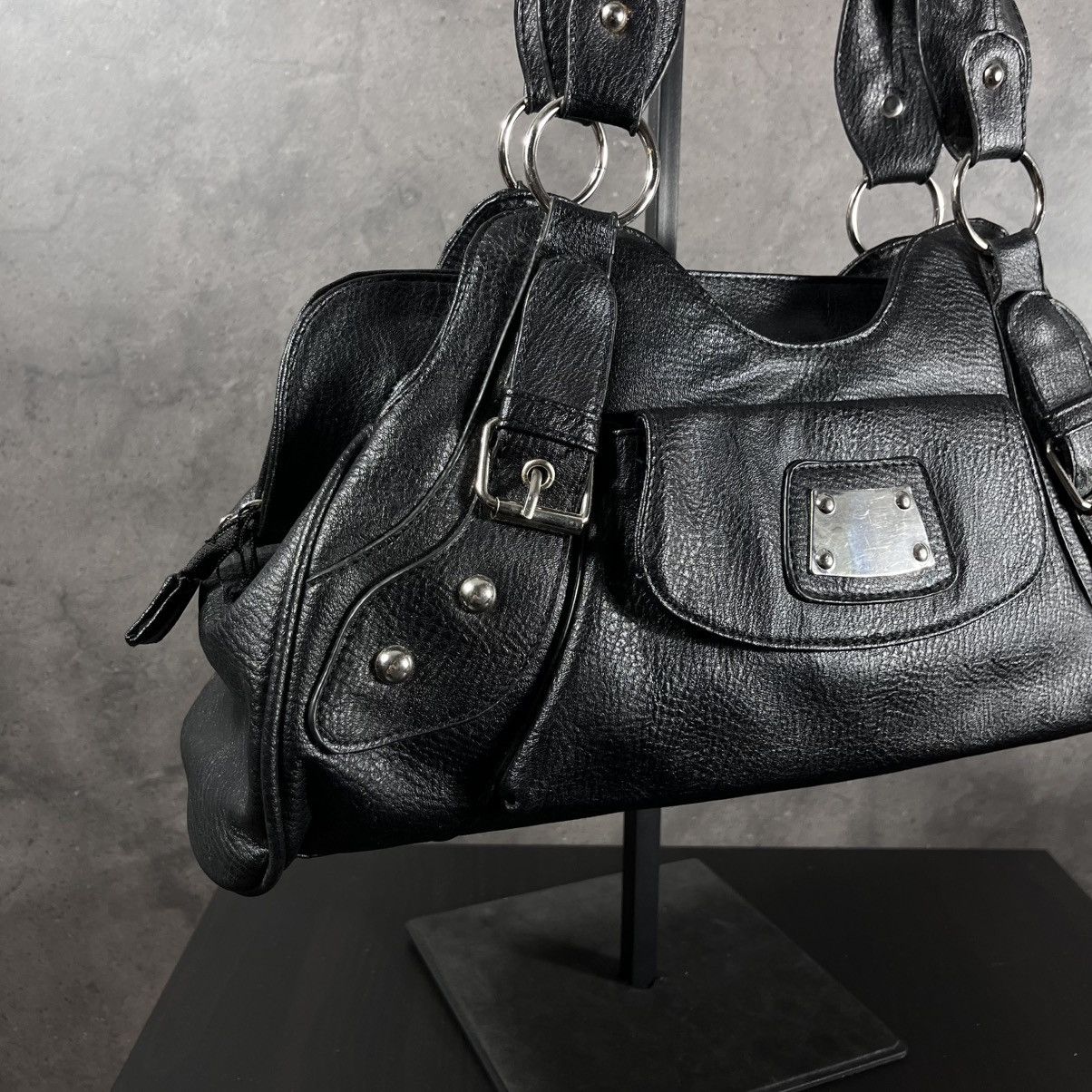 Japanese Brand Vintage Y2K Avant Garde City Bag Style Hand Shoulder Bag Size ONE SIZE - 2 Thumbnail