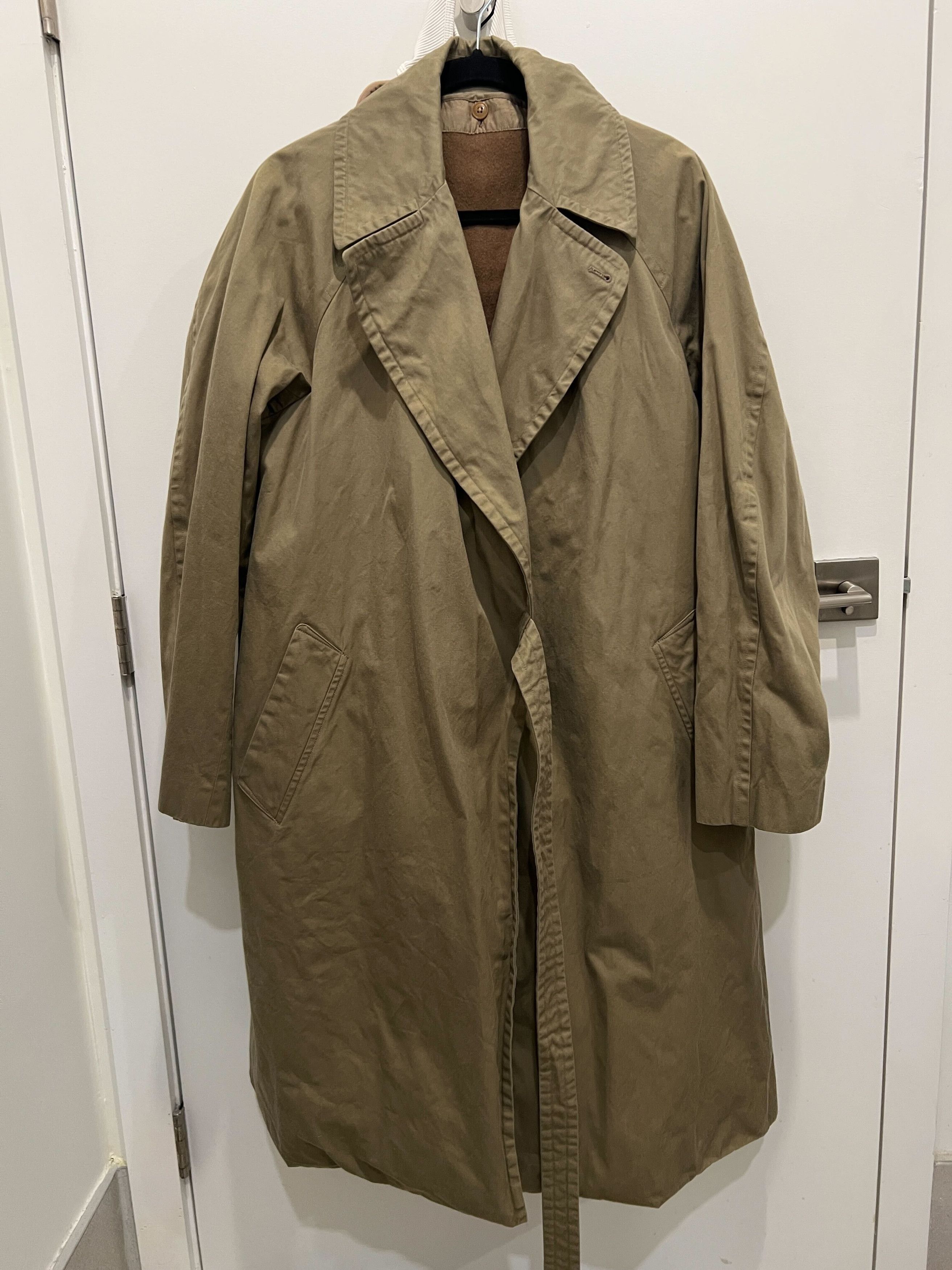 Comoli Washed Tielocken Coat | Grailed
