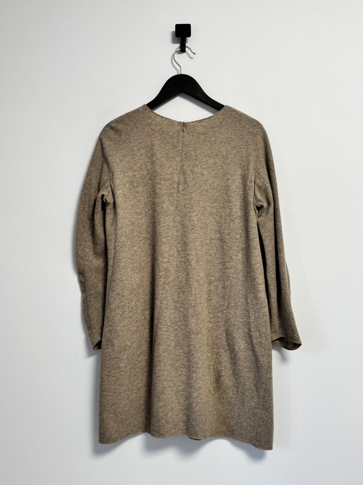 Hache HACHE Wool Layered Sleeveless Shift Midi Dress size 42 Size M / US 6-8 / IT 42-44 - 13 Thumbnail