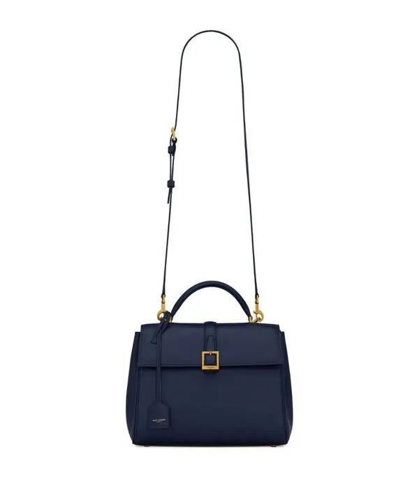Saint Laurent Paris o1s1wg111124 Size: OS / Top Handle Bag in Navy Blue Size ONE SIZE - 1 Thumbnail
