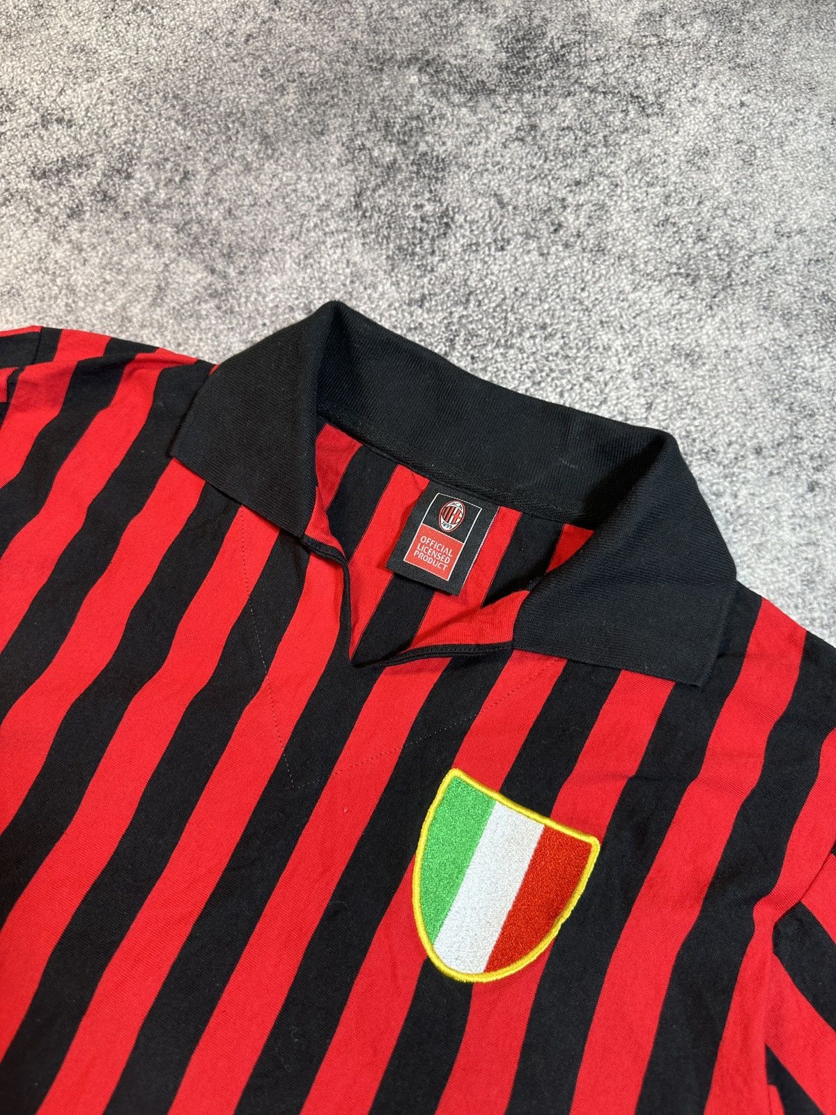 Vintage Vintage AC Milan Soccer Jersey Very Rare Blokecore Style L Size US L / EU 52-54 / 3 - 2 Thumbnail