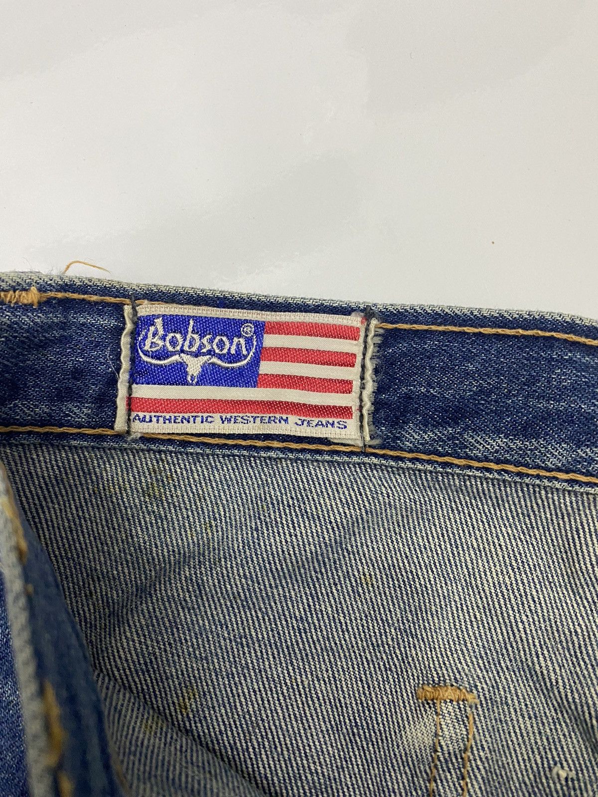 If Six Was Nine FLARED🔥BOBSON FLARE BOOTCUT DISTRESS DENIM JEANS Size US 28 / EU 44 - 9 Thumbnail