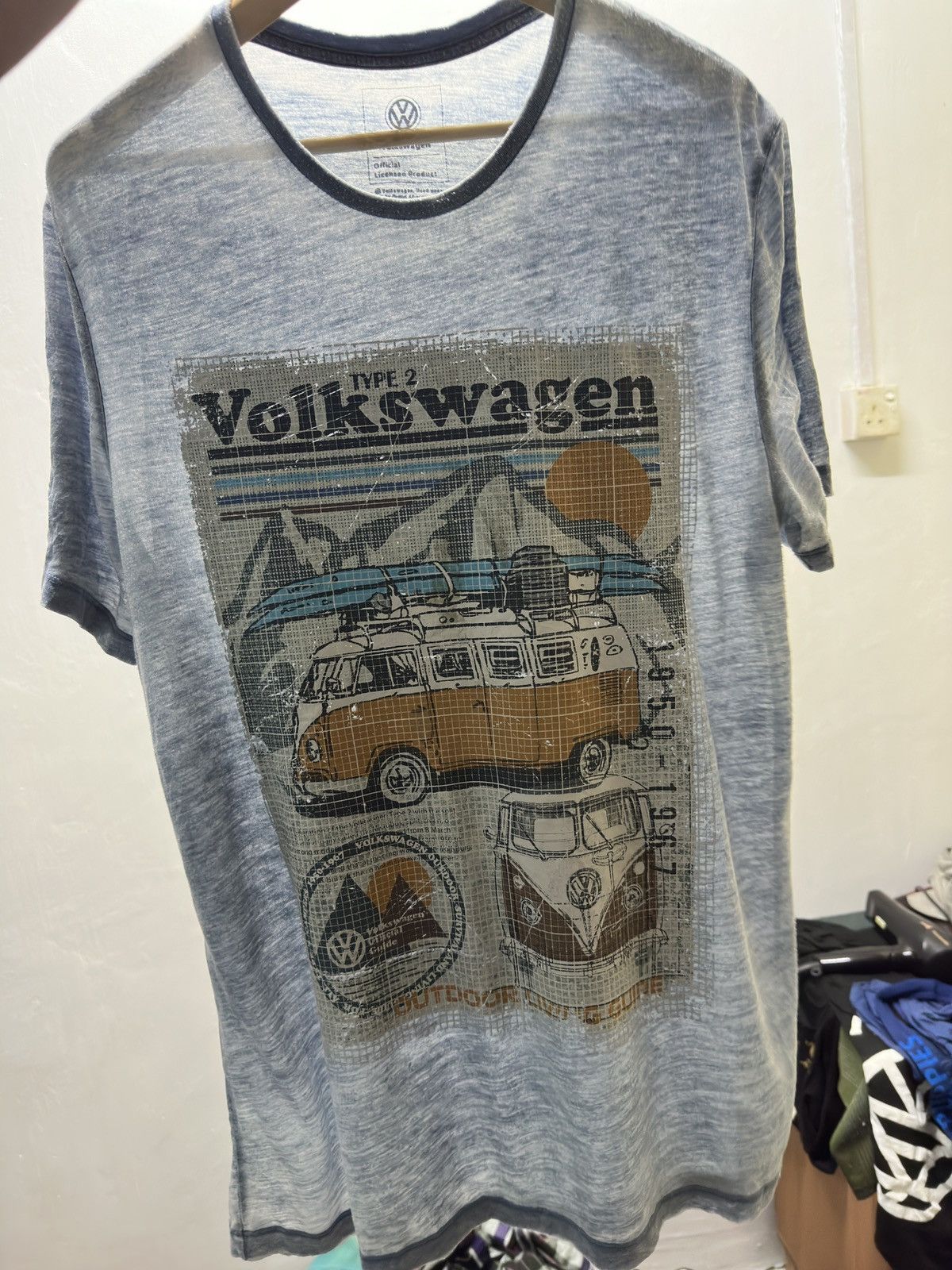 Vintage Volkswagen kombi type 2 t shirt