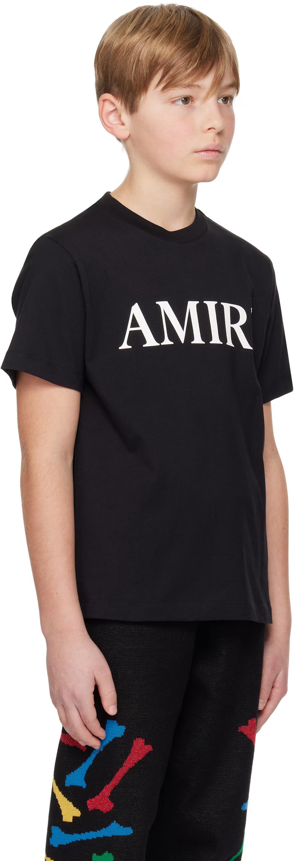 Amiri oc11z0325 KIDS Core Logo T-Shirt in Black Size US XXS / EU 40 - 6 Thumbnail