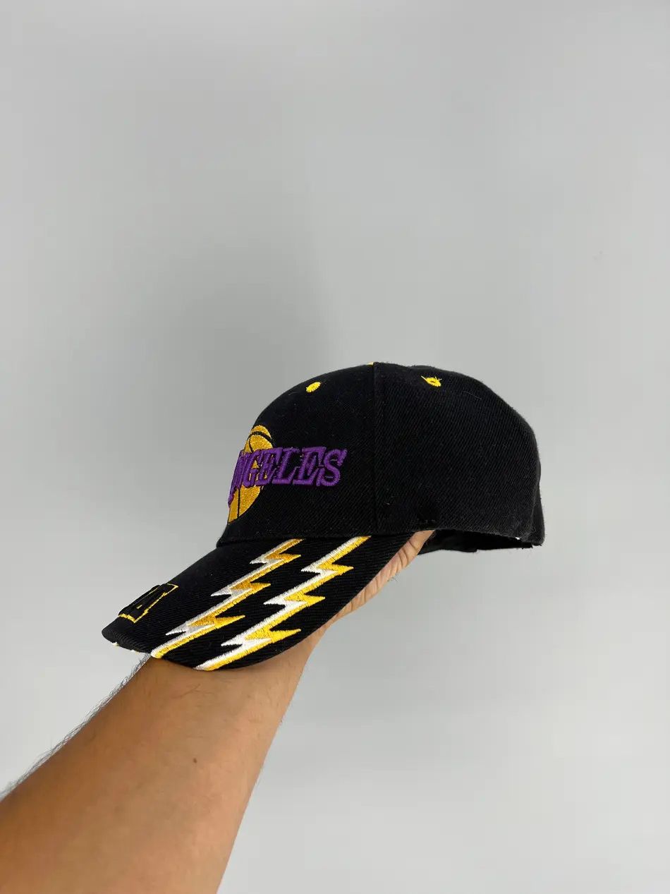 Los Angeles Apparel Vintage Sam’s Cap Los Angeles Black Strapback Hat Size ONE SIZE - 2 Thumbnail