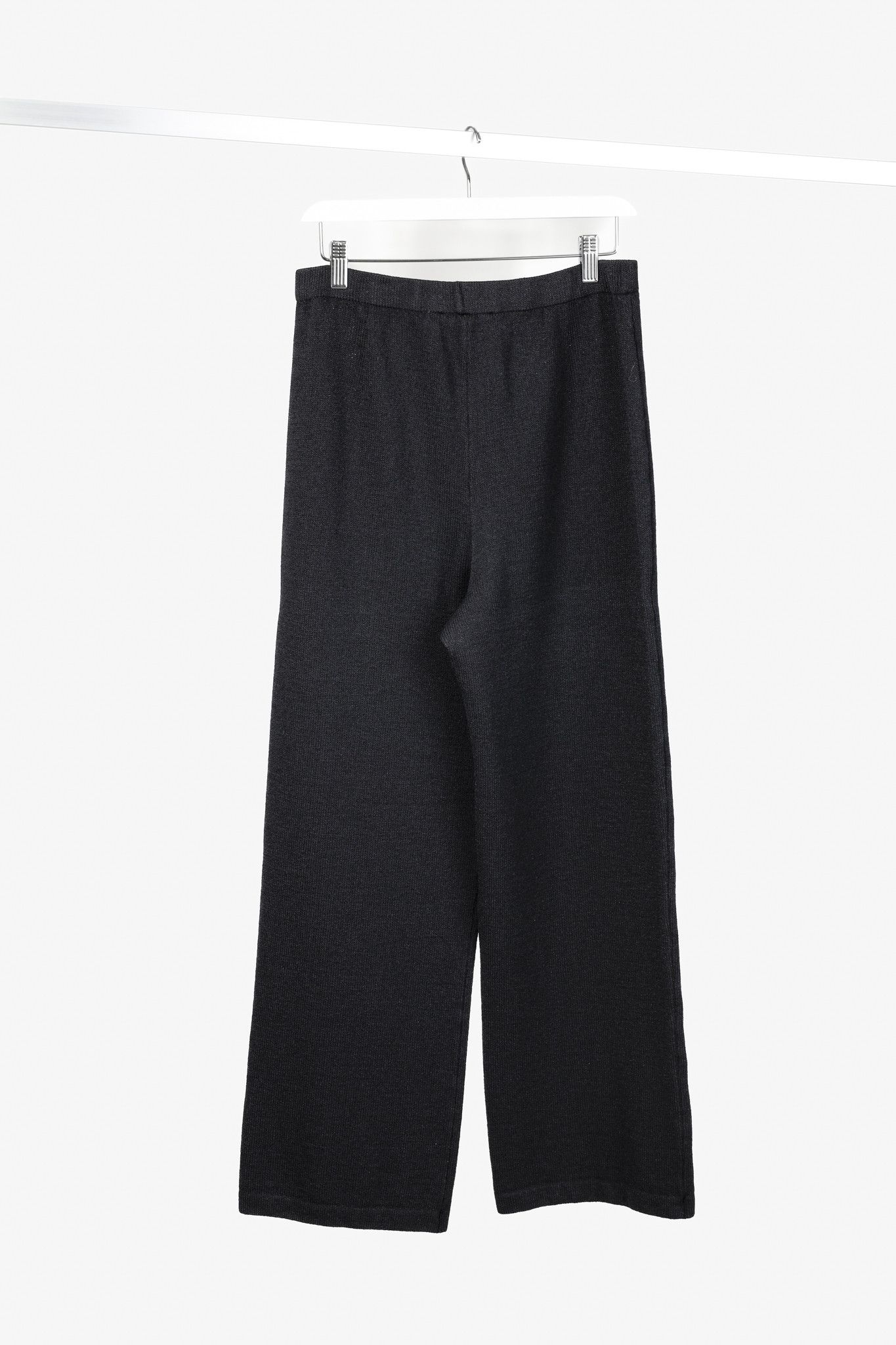 Other St. John Basics Black Straight Leg Knit Pant Size 32" / US 10 / IT 46 - 2 Thumbnail