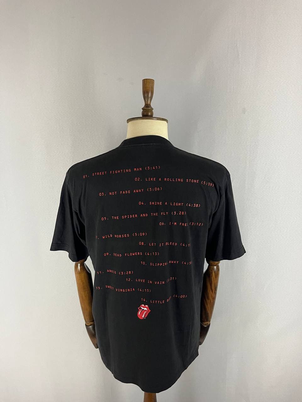 The Rolling Stones The Rolling Stones Tee T Shirt Vintage Stripped Black Size US L / EU 52-54 / 3 - 10 Thumbnail