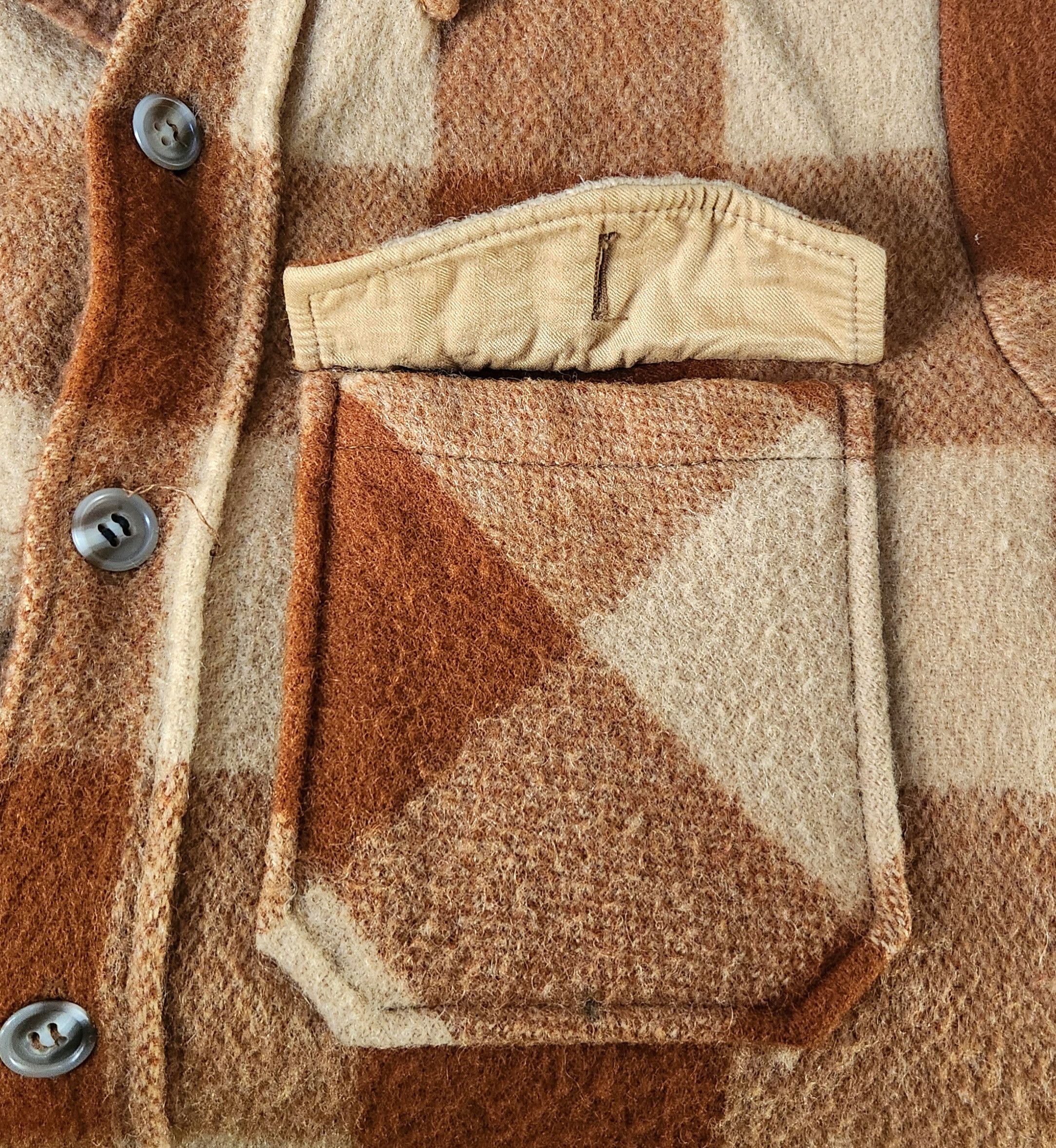 Woolrich Woolen Mills Woolrich True Vintage Medium Brown Wool Blend Buffalo Plaid Size US M / EU 48-50 / 2 - 9 Thumbnail