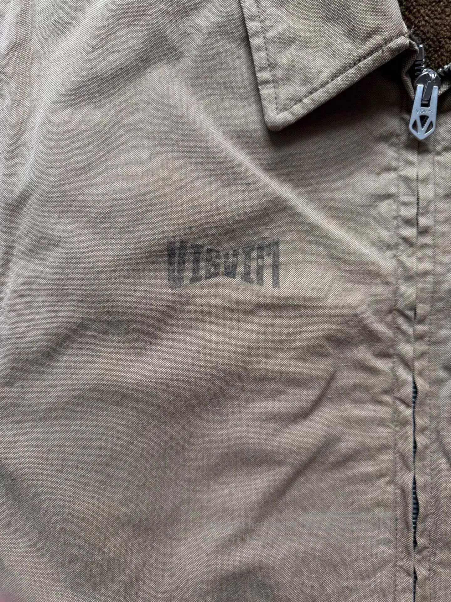 Visvim Beige Lightweight Jacket with Front Pocket - Size M. Size US M / EU 48-50 / 2 - 4 Thumbnail