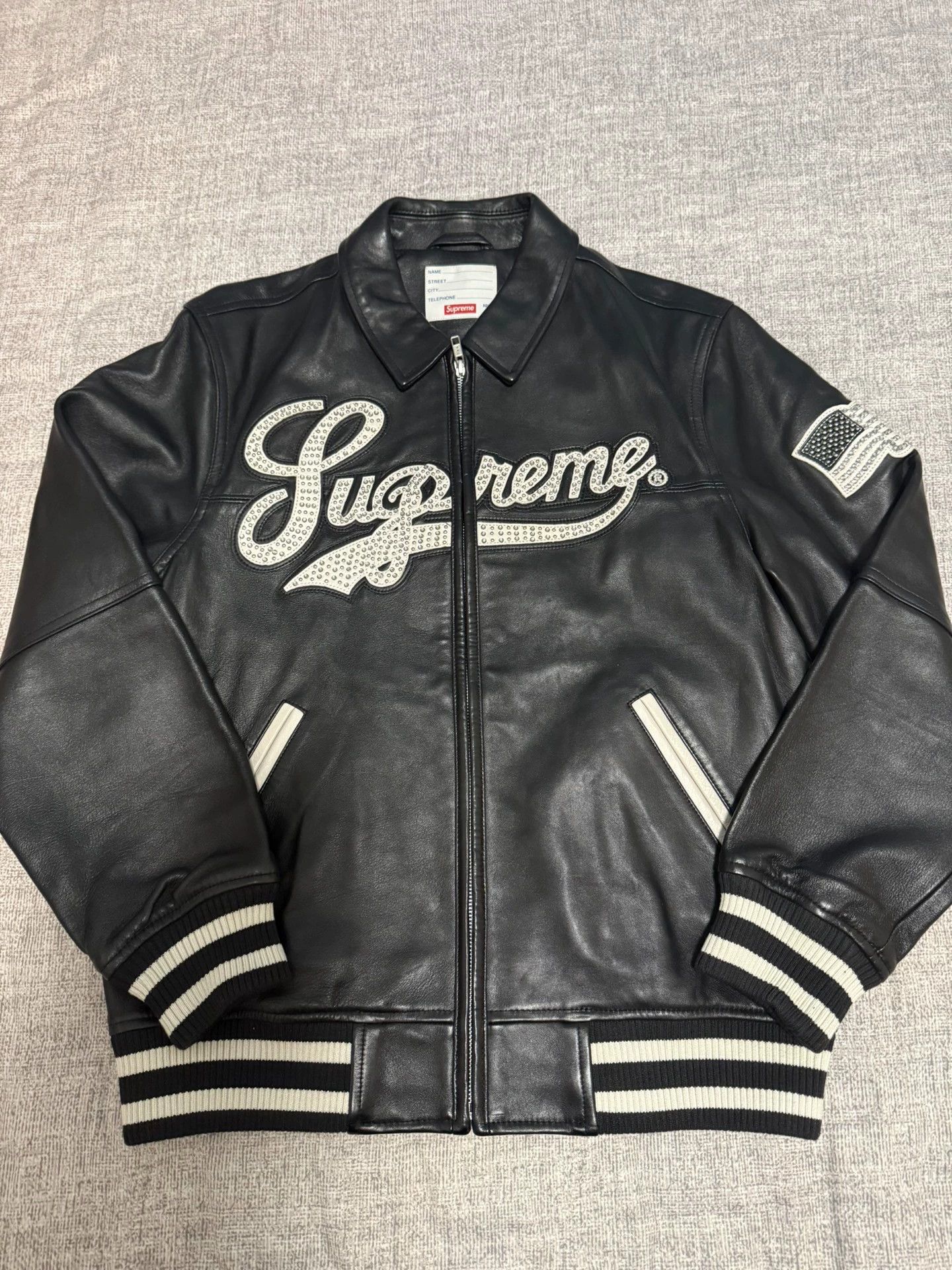 Supreme Supreme SS16 Uptown Studded Lambskin Leather M NWT Size US M / EU 48-50 / 2 - 1 Thumbnail