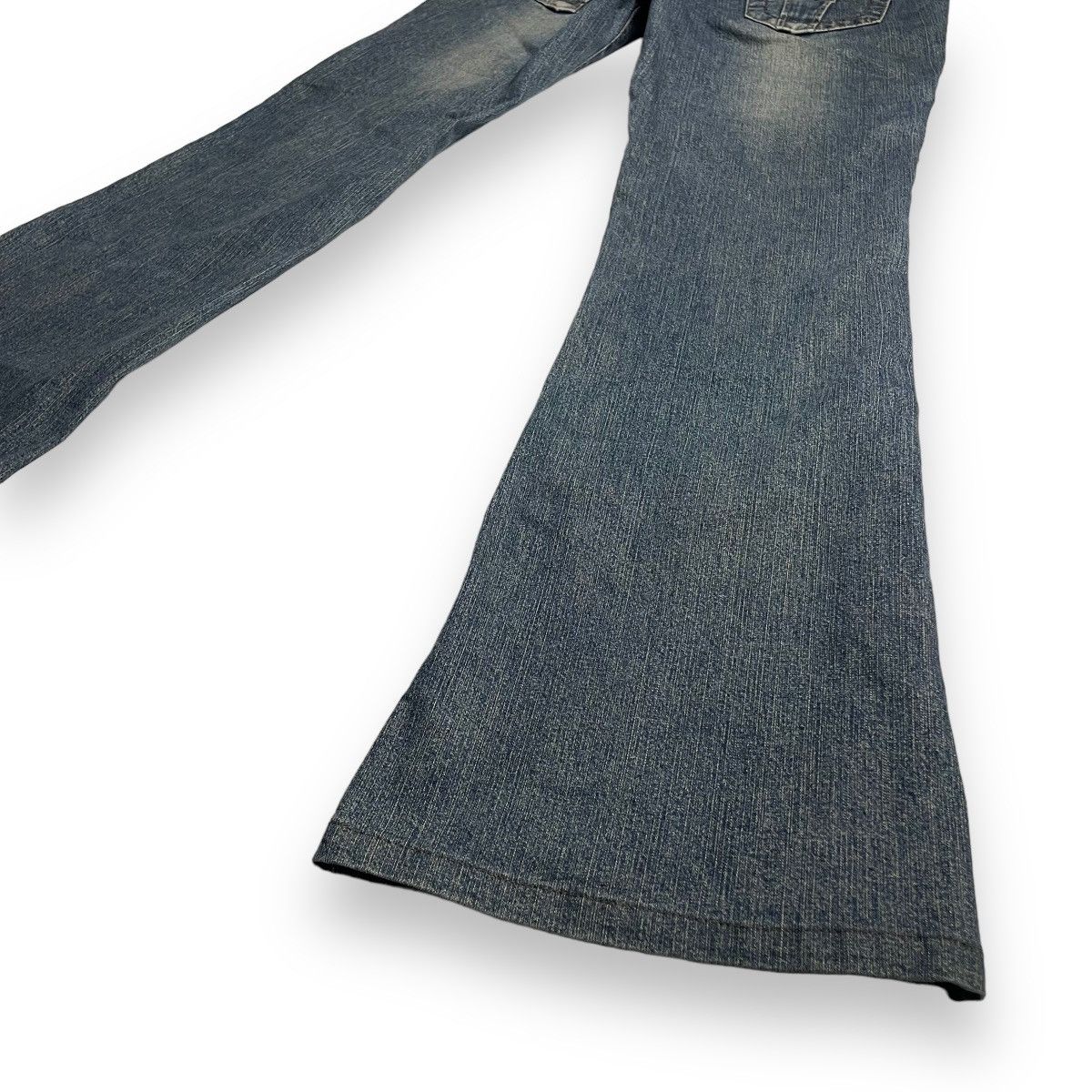 If Six Was Nine 🇯🇵 VINTAGE LUIS CHANTANT FLARE DENIM PANTS Size US 30 / EU 46 - 11 Thumbnail