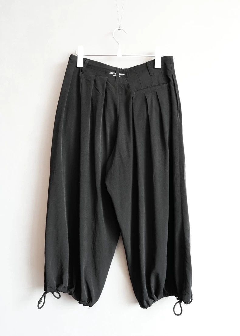 Yohji Yamamoto Yohji Yamamoto 21SS Pleated triacetate balloon pants-2505 Size US 32 / EU 48 - 2 Thumbnail