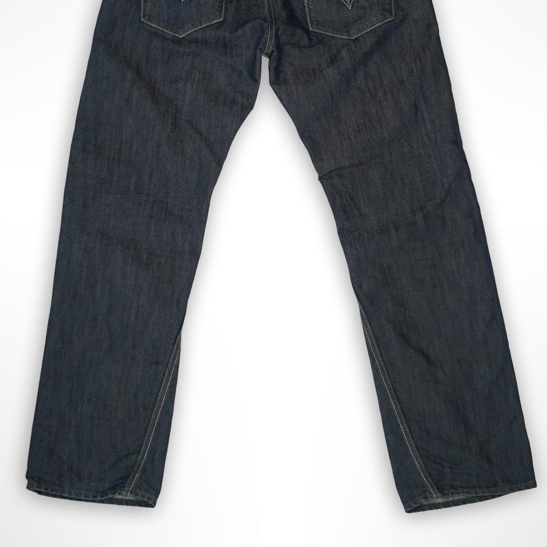 Levi's Levi's 514 Flap Pocket Jeans Men's 36x32 Y2K Dark Wash Size US 38 / EU 54 - 6 Thumbnail