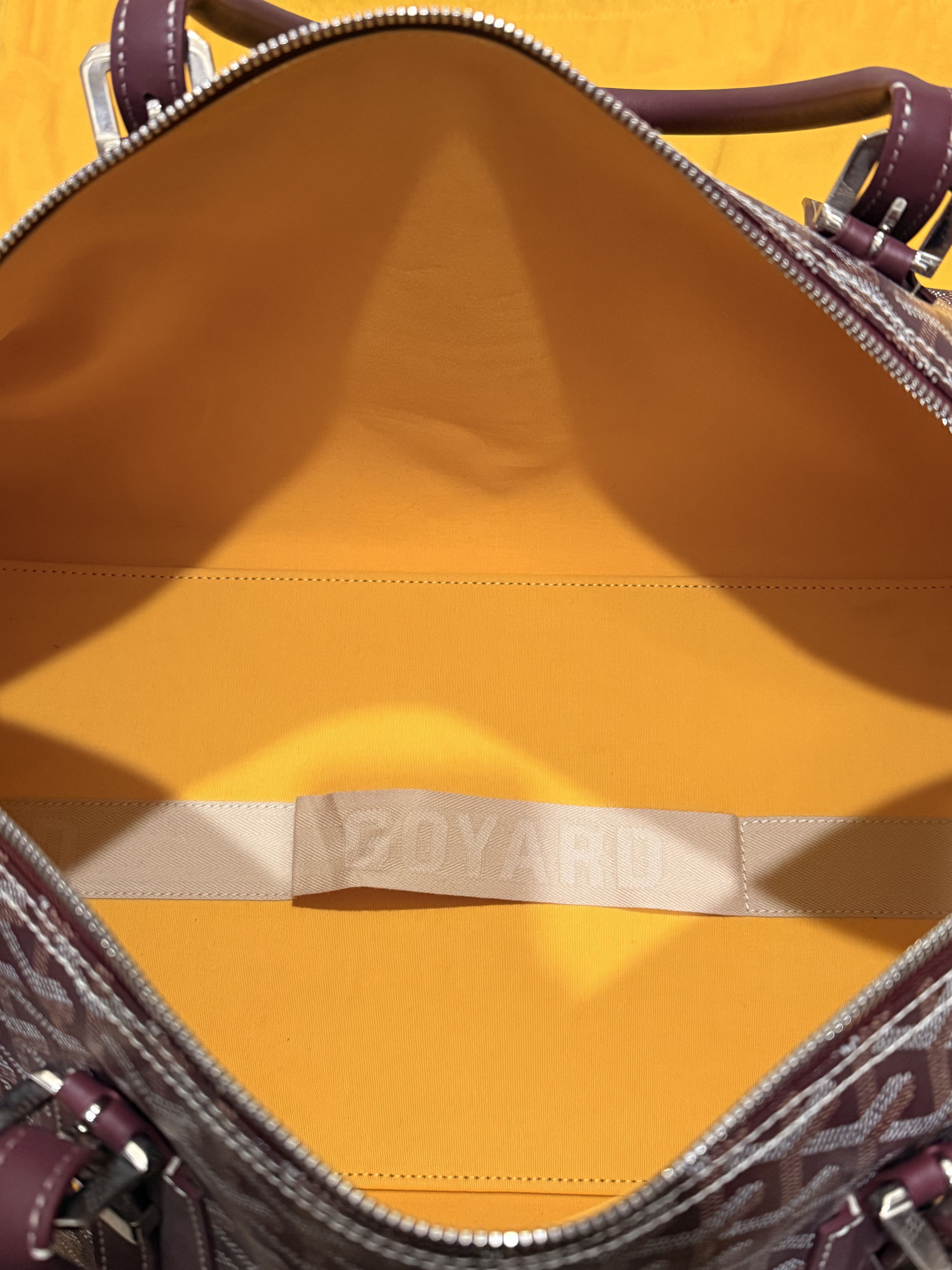 Goyard Boston 50 Burgundy Size ONE SIZE - 5 Thumbnail
