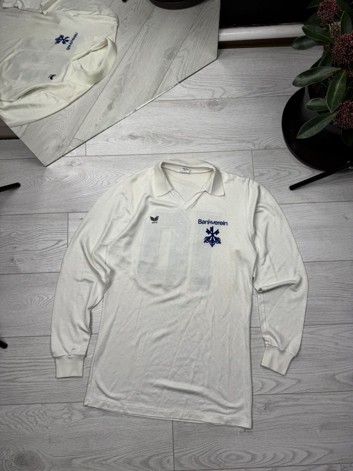 Erima × Vintage 70s Vintage Erima Bankvereinwest West Germany JERSEY Size US L / EU 52-54 / 3 - 1 Thumbnail