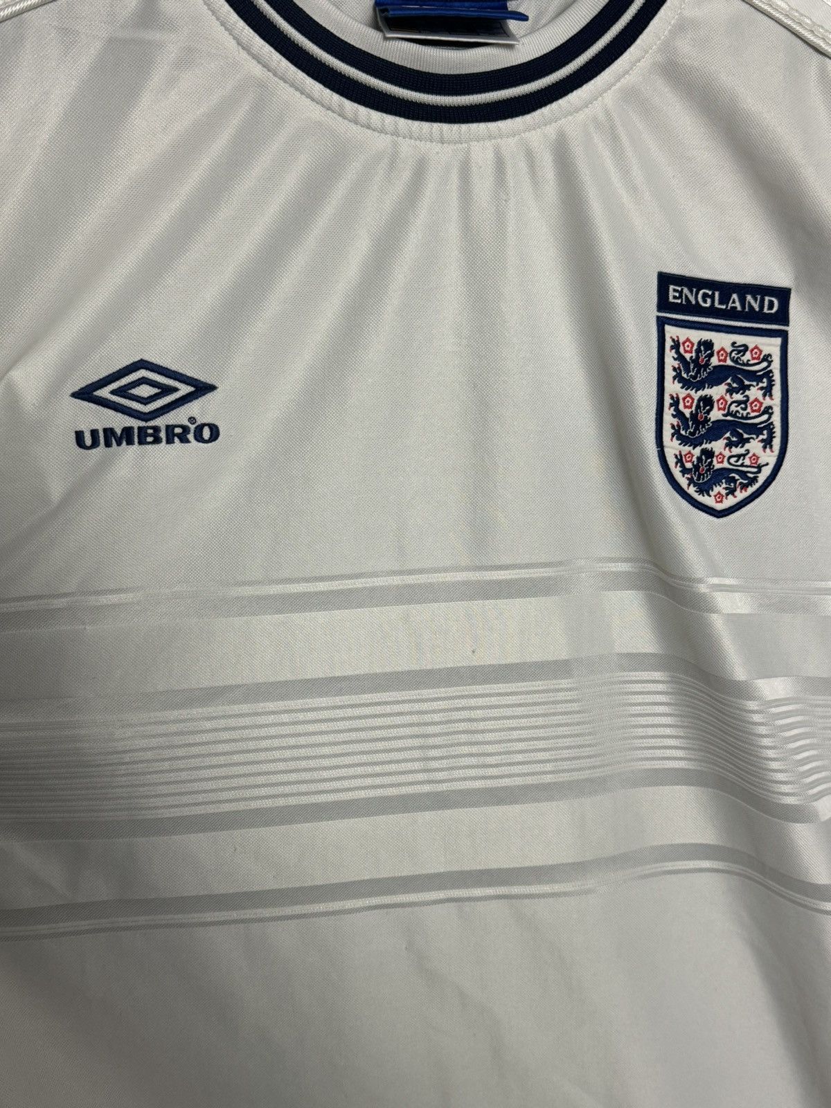 Umbro England National Team 99/01 Home Football Jersey T-Shirt Size US XL / EU 56 / 4 - 3 Thumbnail