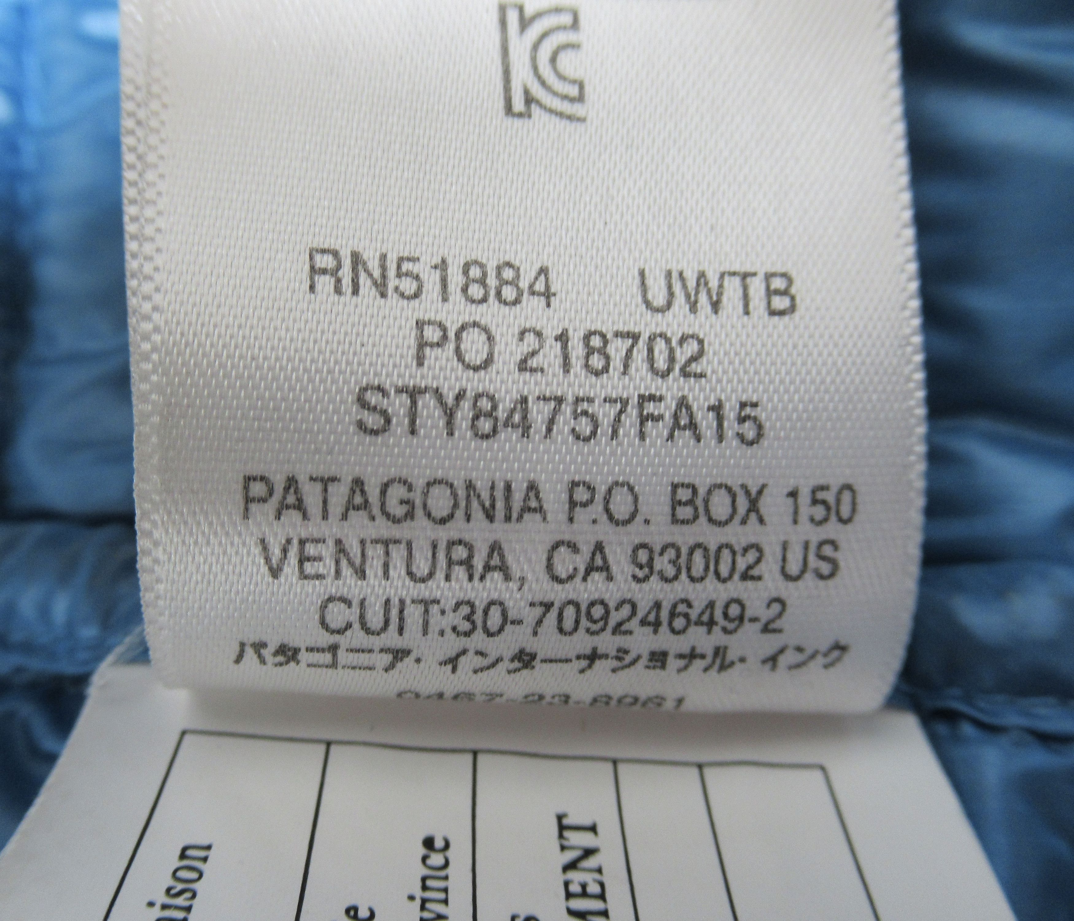 Patagonia Patagonia Ultralight Down Jacket UWTB 84757FA15 Size US XL / EU 56 / 4 - 11 Thumbnail