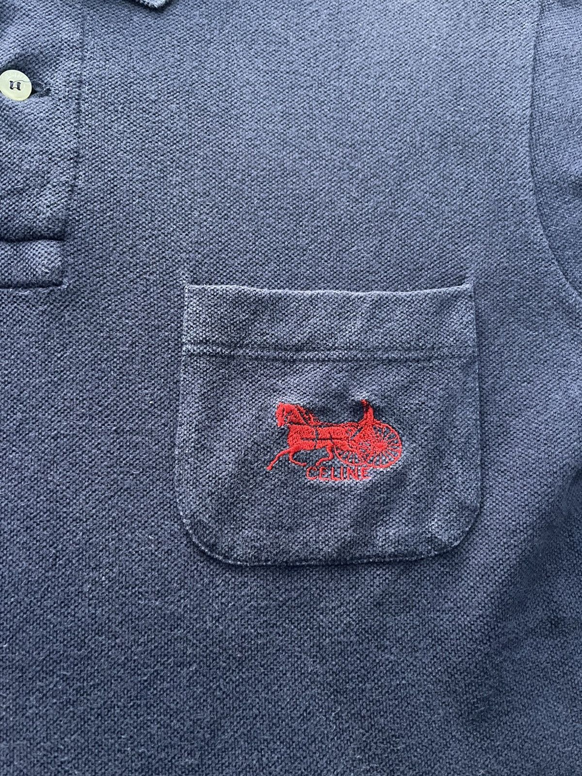Celine VINTAGE CELINE PARIS POLO SHIRT VERY RARE Size US M / EU 48-50 / 2 - 3 Thumbnail