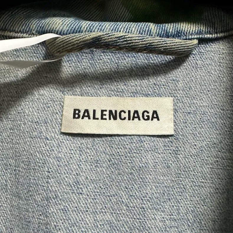 Balenciaga Balenciaga Color block print denim jacket Size XXS / US 00 / IT 34 - 3 Thumbnail