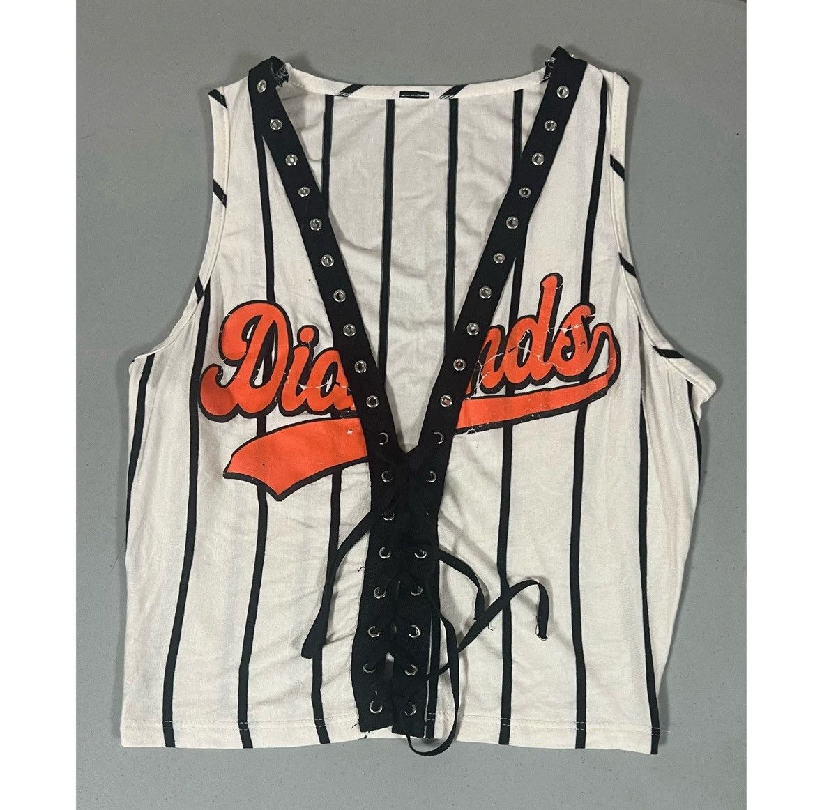 Windsor Smith Windsor Baseball Striped Graphic Tee Tank Top Shirt Size M⚾️✨ Size M / US 6-8 / IT 42-44 - 1 Thumbnail