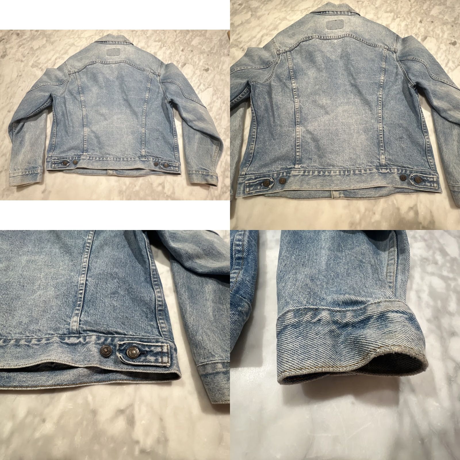 Levi's VINTAGE Levi’s Jacket Trucker USA Men’s 46R Denim Blue 70506-0214 Distressed Size US 30 / EU 46 - 10 Thumbnail