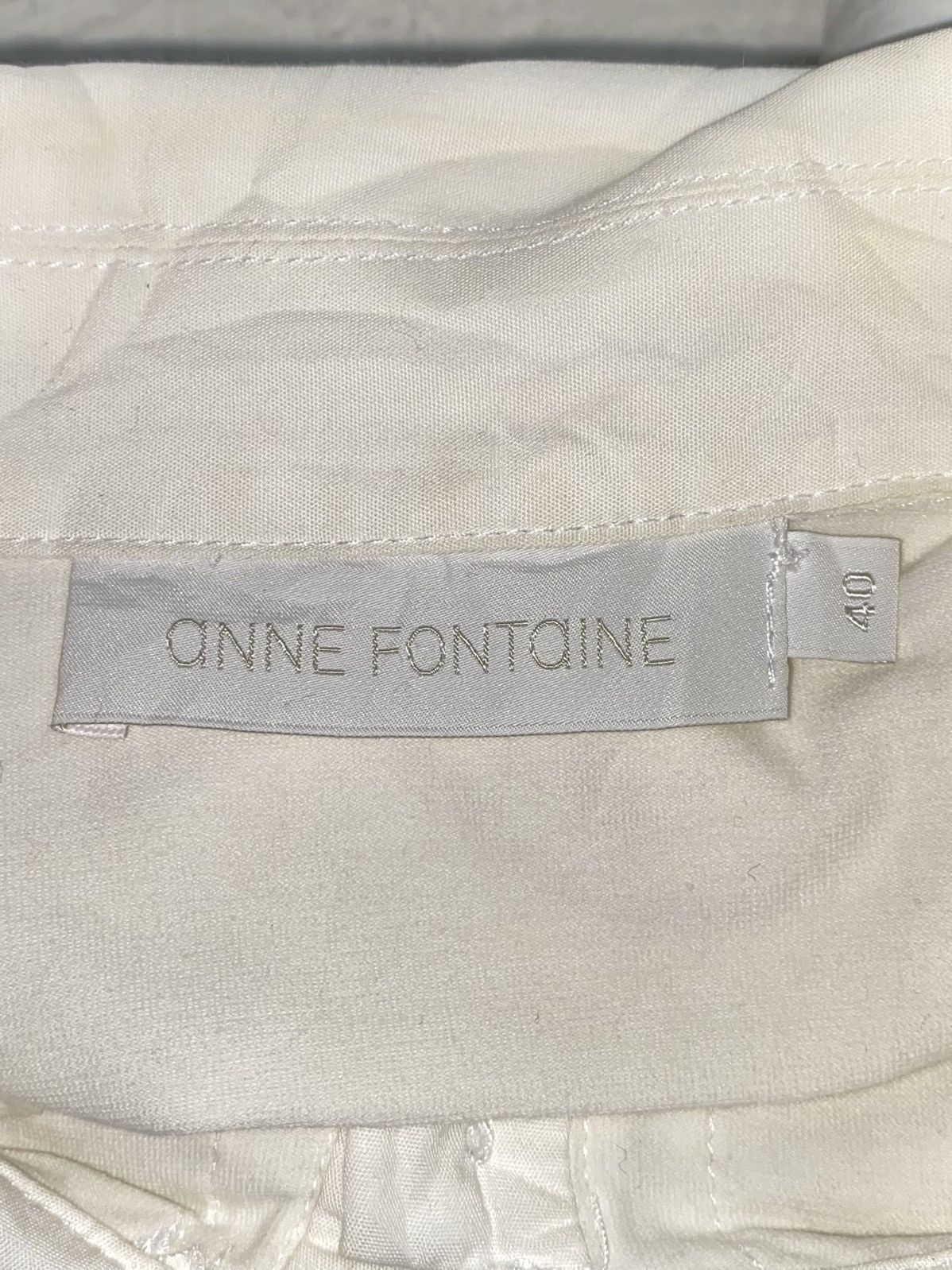 Other Anne Fontaine White Blouse Size US XS / EU 42 / 0 - 11 Thumbnail