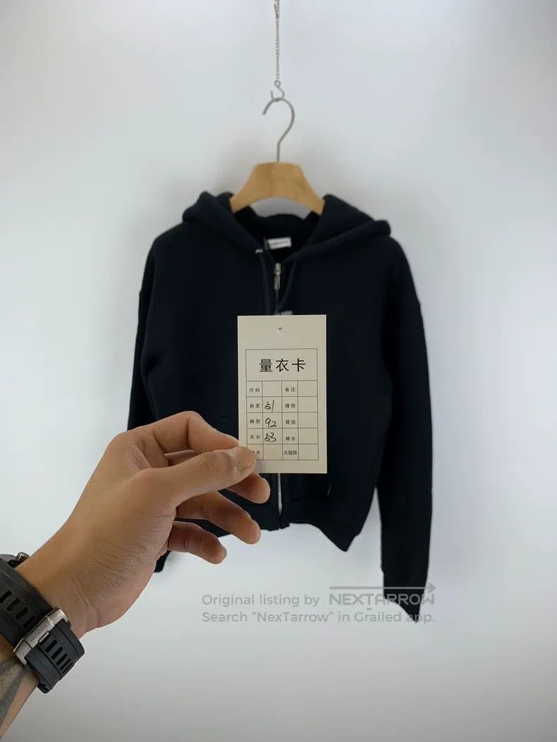 Balenciaga Balenciaga Letter Printed Hooded Zip-Up Long Sleeve Hoodie Size S / US 4 / IT 40 - 7 Thumbnail