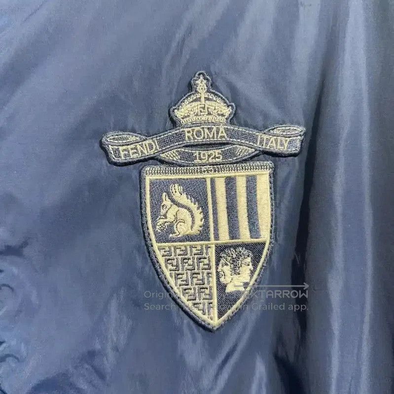 Fendi Fendi Men's Blue Nylon Hooded Jacket . Size US M / EU 48-50 / 2 - 3 Thumbnail