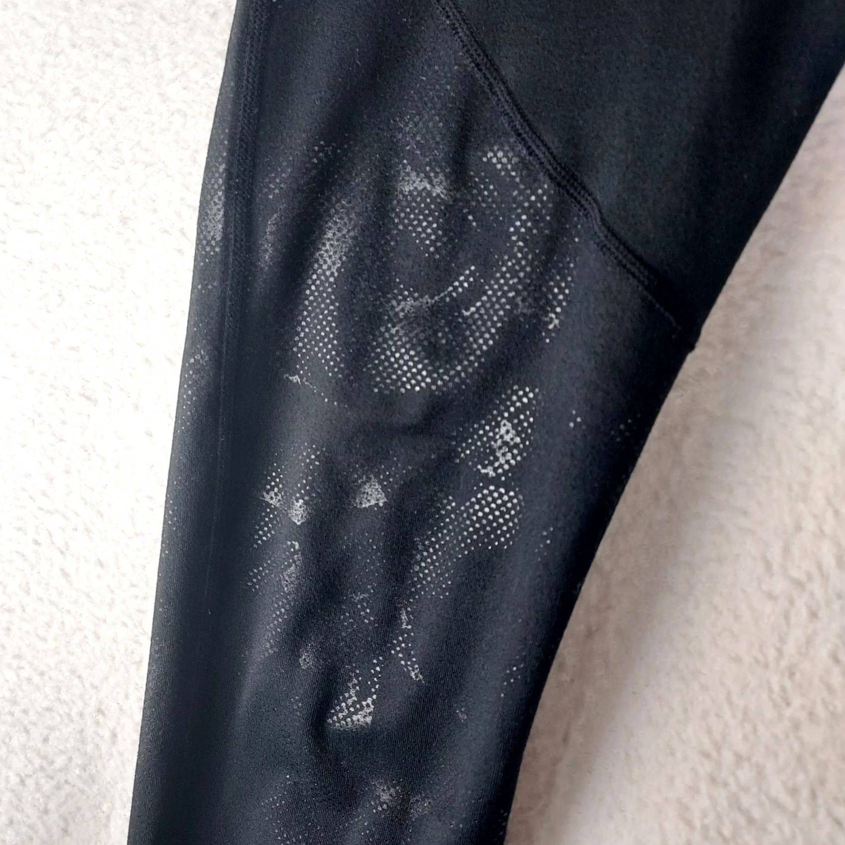 Fabletics Fabletics Women's S PowerHold High Rise 7/8 Leggings Black Compression Leg Skinny Activewear Yoga Pants MS Size 28" / US 6 / IT 42 - 6 Thumbnail