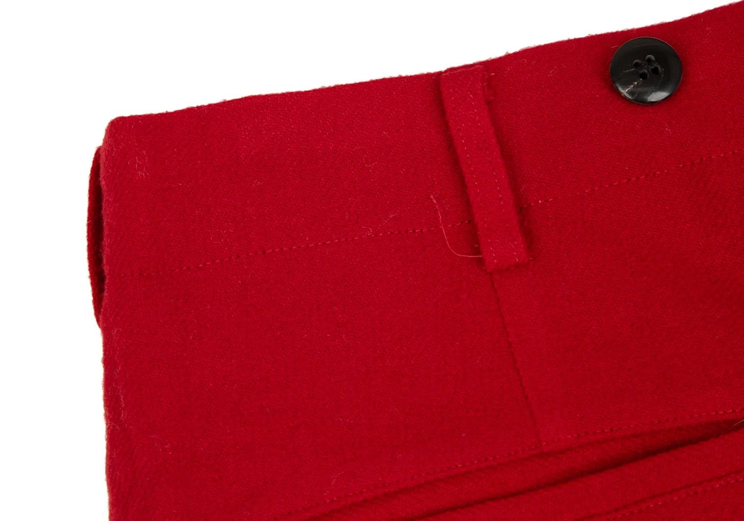 Yohji Yamamoto Yohji Yamamoto Wool Nylon Suspender Pants Red S Size US 36 / EU 52 - 10 Thumbnail