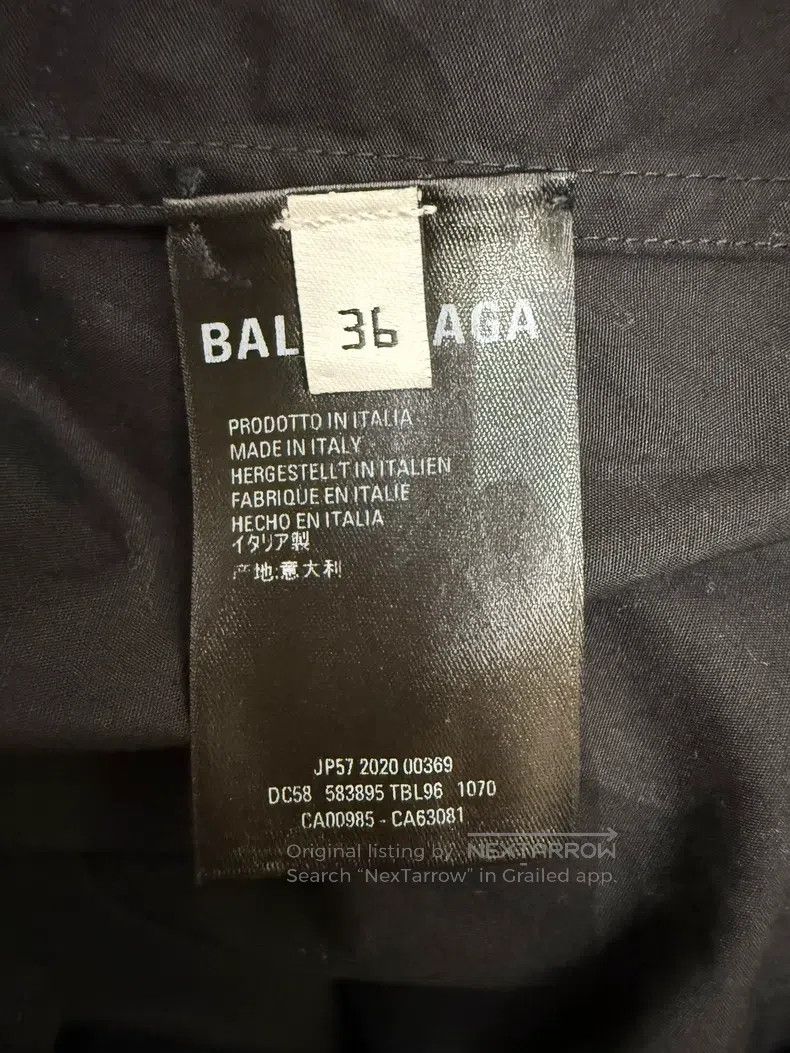 Balenciaga Balenciaga Black full print logo shirt Size XS / US 0-2 / IT 36-38 - 5 Thumbnail