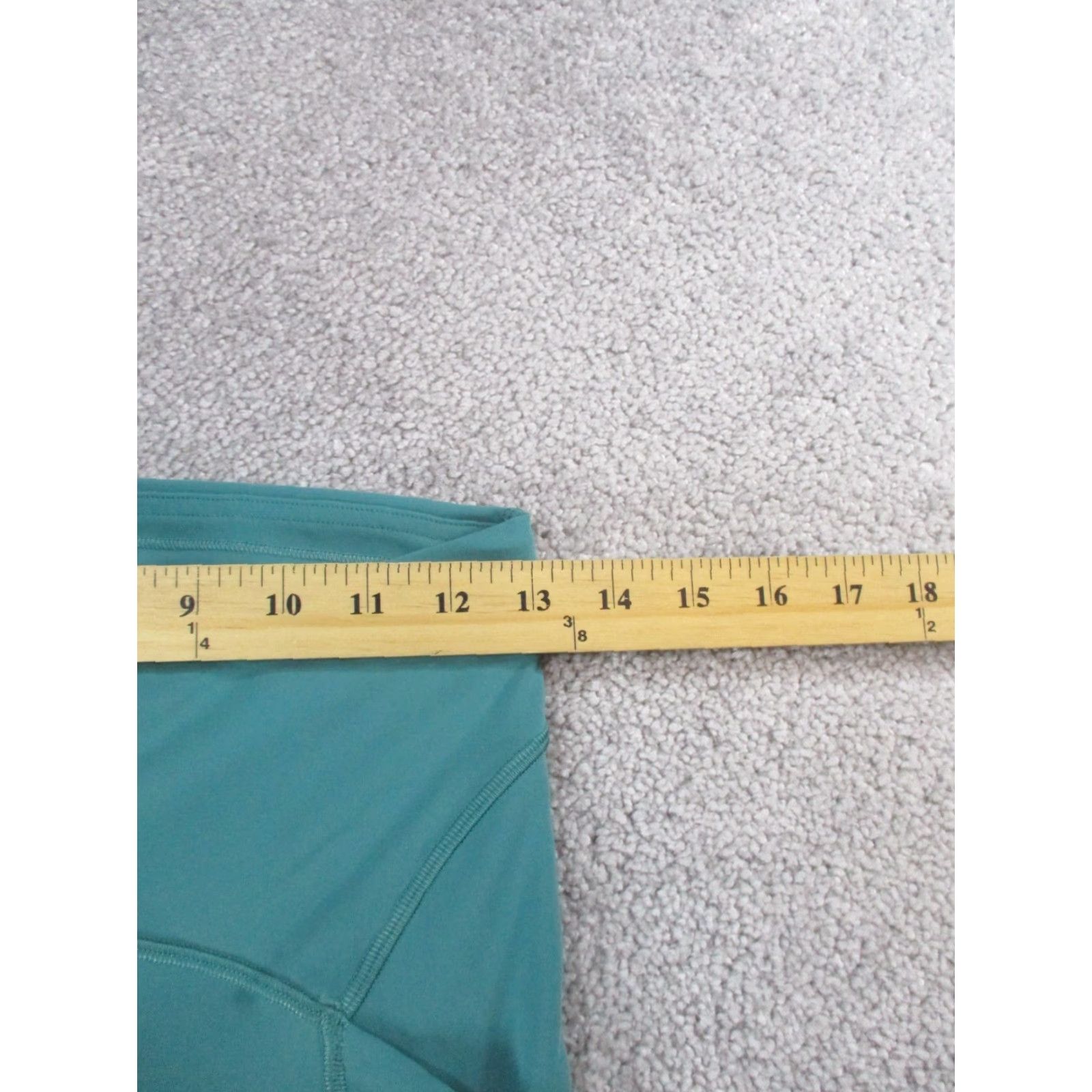 Lululemon Lululemon Leggings Womens 6 Power Thru HR Crop Teal Blue Activewear Cropped Athletic Tight Comfortable Space Athleisure Gym Running Yoga Womens Size 28" / US 6 / IT 42 - 7 Thumbnail