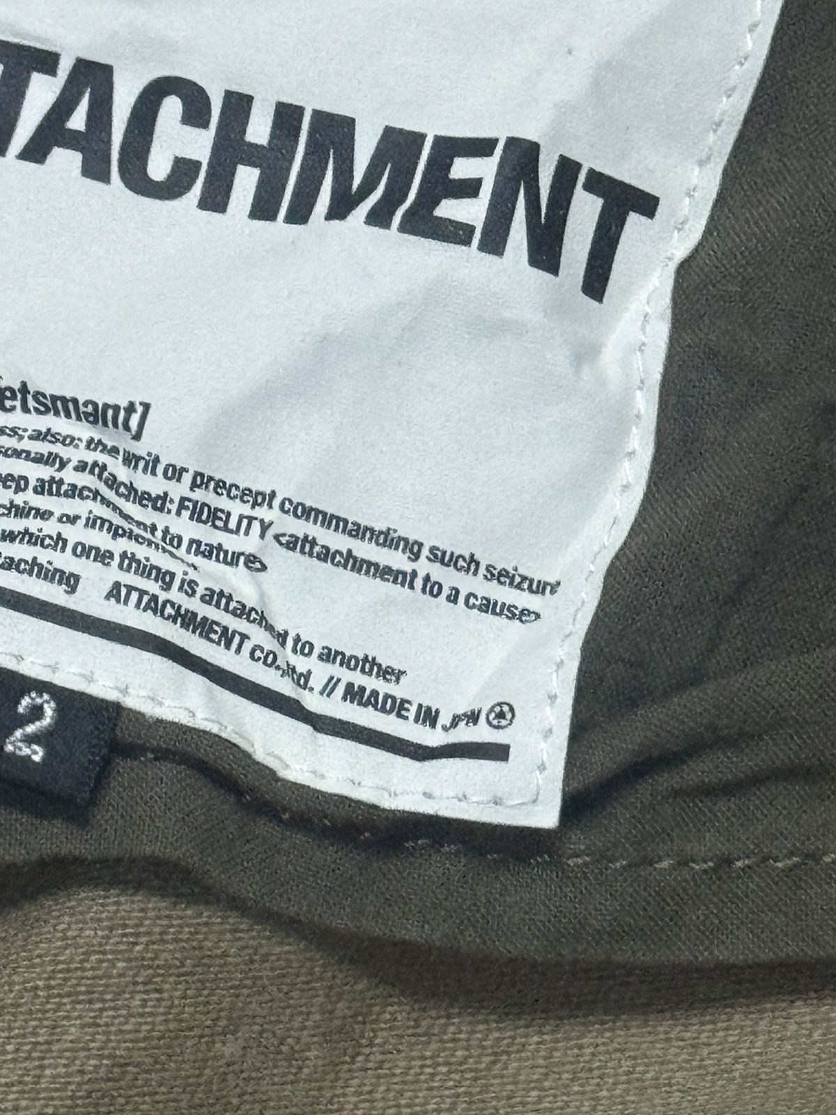 Attachment × Japanese Brand ATTACHMENT MILITARY STYLE PARKA Size US M / EU 48-50 / 2 - 4 Thumbnail