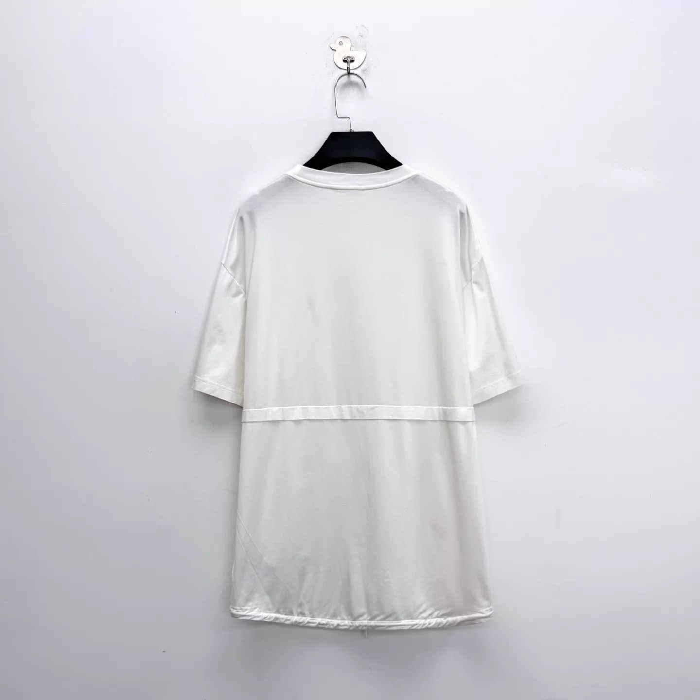 Prada Prada white color blocked nylon logo short XL unisex rare Size US XL / EU 56 / 4 - 2 Thumbnail
