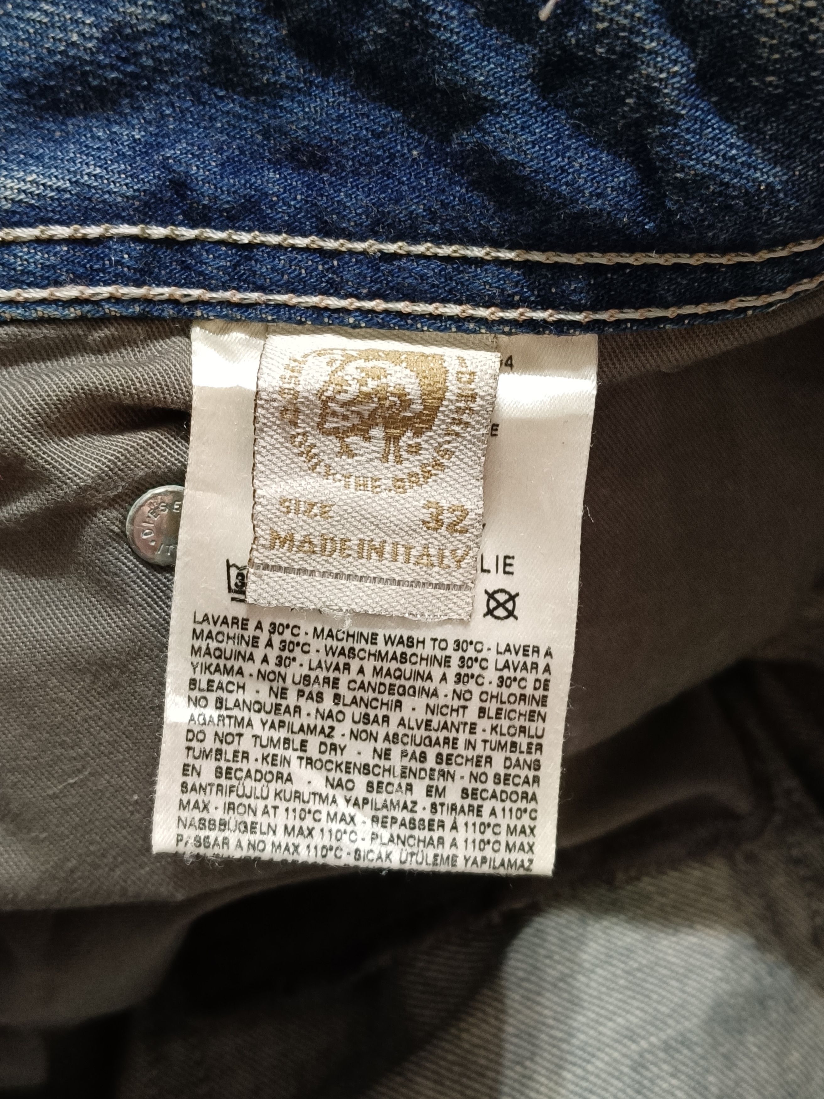 Diesel Diesel KURREN Regular Straight distressed Jeans Size US 34 / EU 50 - 12 Thumbnail