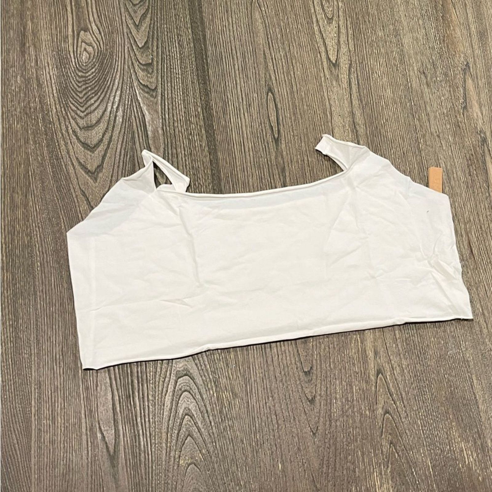 SKIMS NWT Skims Raw Edge Intimates Cami Cropped Top Marble Plus 4X Size 4XL / US 24-26 - 4 Thumbnail