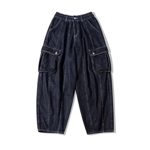 Japanese Brand Vintage Streetwear Pocket wide leg jeans y2k hip hop Size US 32 / EU 48 - 6 Thumbnail