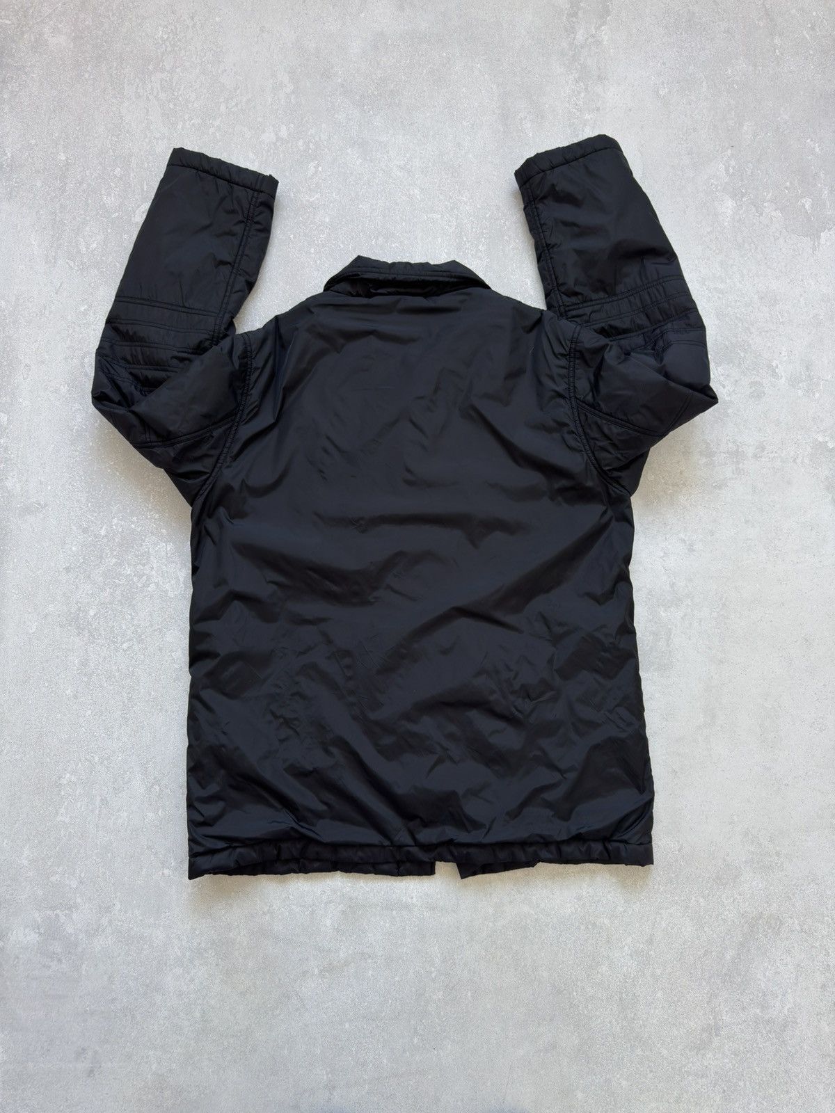 Prada × Vintage Vintage Prada Nylon Red Tab Black Jacket Pocket Fleece 00s Size US L / EU 52-54 / 3 - 24 Thumbnail