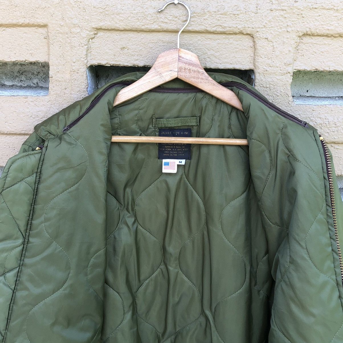 I. Spiewak And Sons VTG US ARMY AIR FORCE TYPE B-15F Spiewak&Sons Bomber Jacket Size US M / EU 48-50 / 2 - 5 Thumbnail
