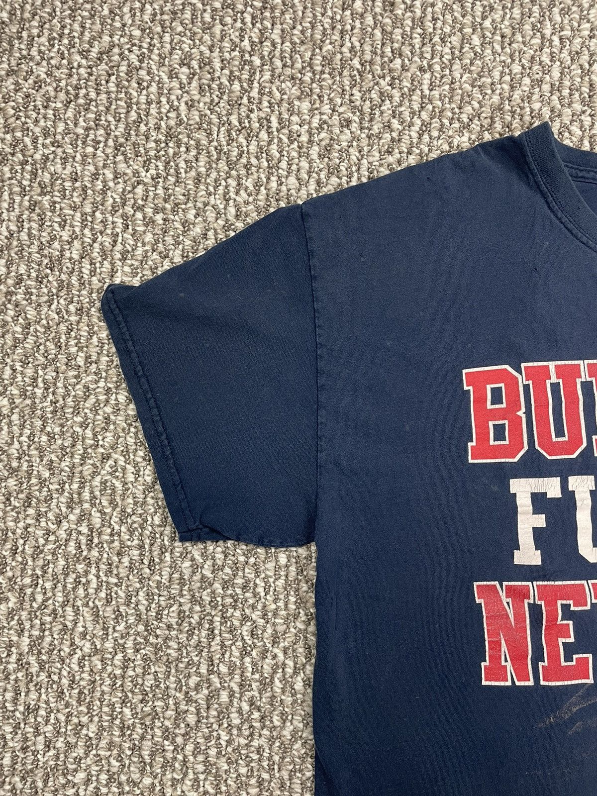 Vintage Vintage Buffalo Fuckin New York Sports Promo Bleed Blue Red Size US XL / EU 56 / 4 - 4 Thumbnail