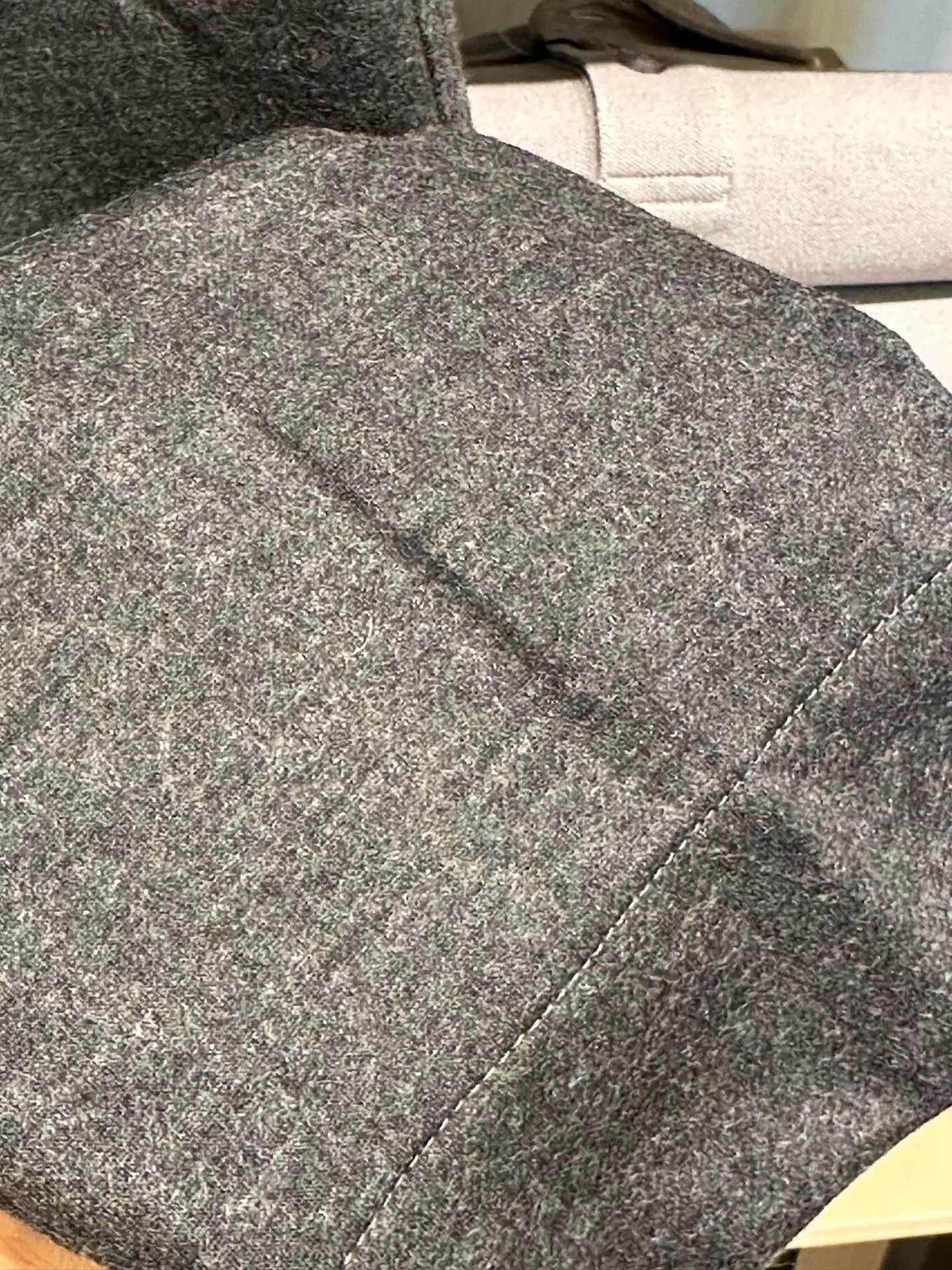 Ermenegildo Zegna Zegna Dark Gray Men's Wool Casual Pants Size US 36 / EU 52 - 4 Thumbnail