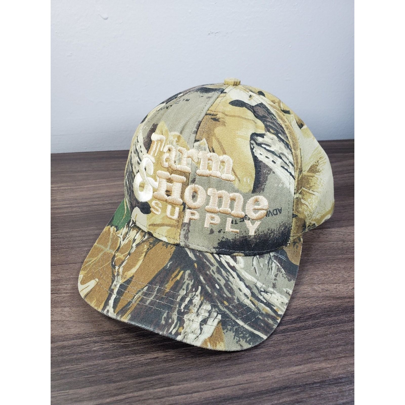 Realtree × Vintage Farm & Home Supply Hat Camo Snapback Cap Hunting Fishing Size ONE SIZE - 7 Thumbnail