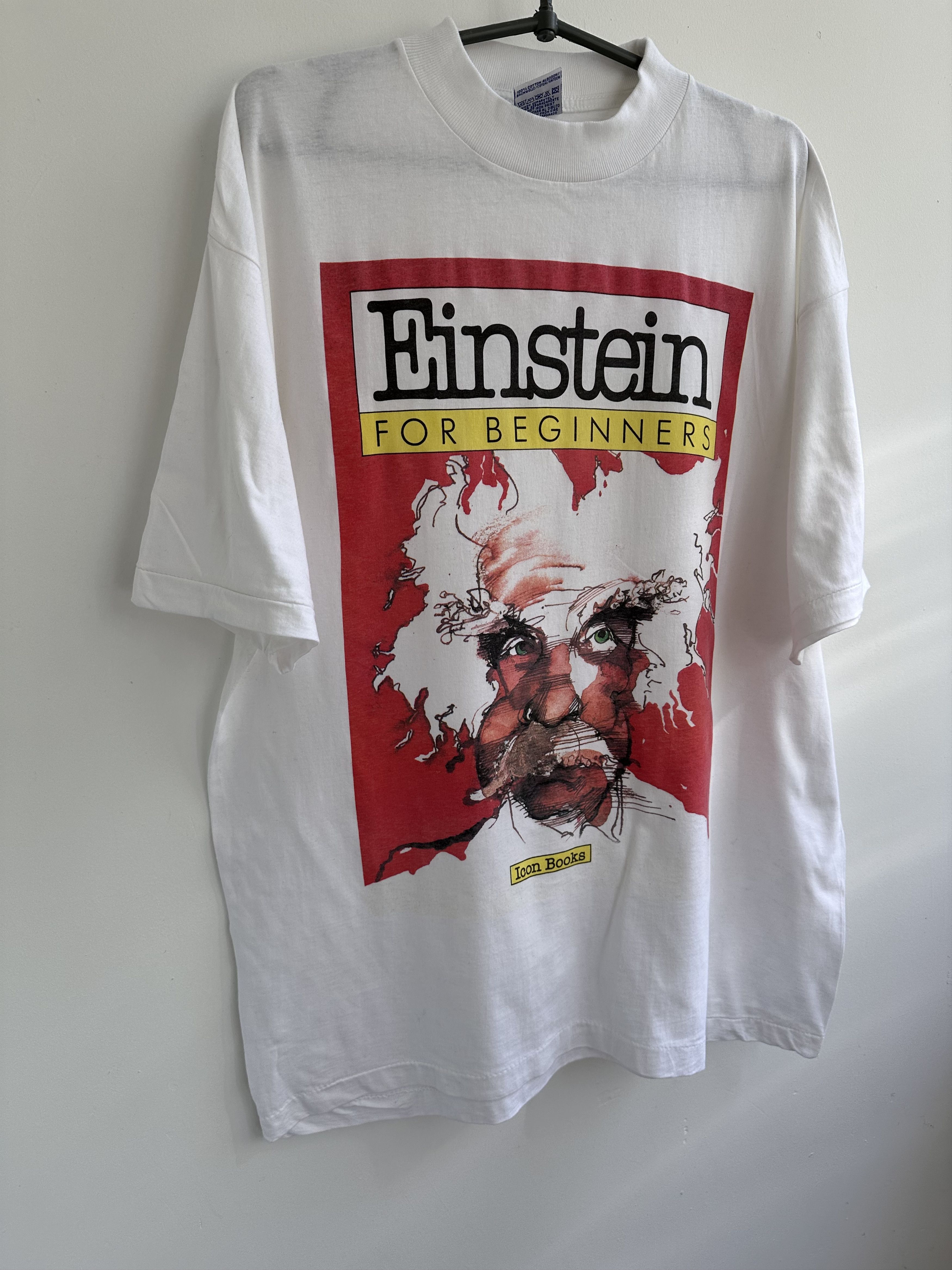 Vintage Albert Einstein Vintage t shirt Size US XL / EU 56 / 4 - 2 Thumbnail