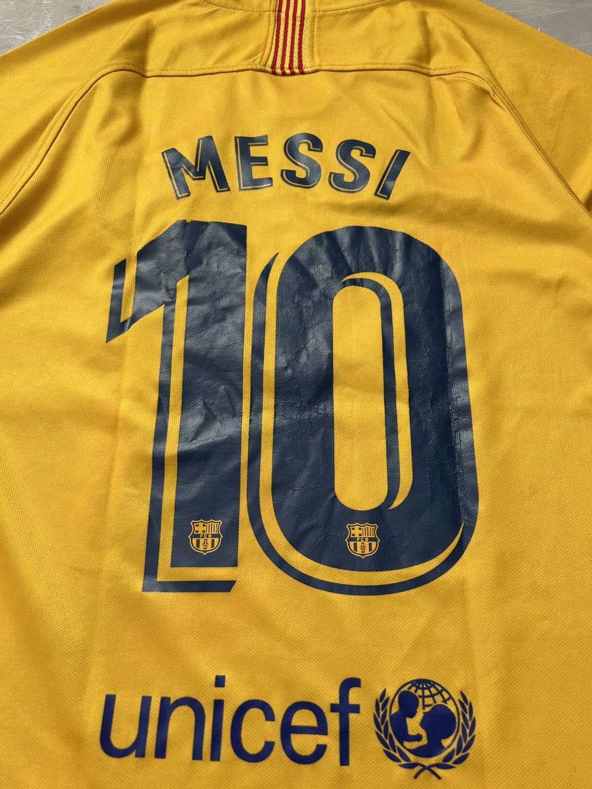 Nike Nike 2019/20 Barcelona Away Jersey #10 Messi Soccer Size US S / EU 44-46 / 1 - 8 Thumbnail