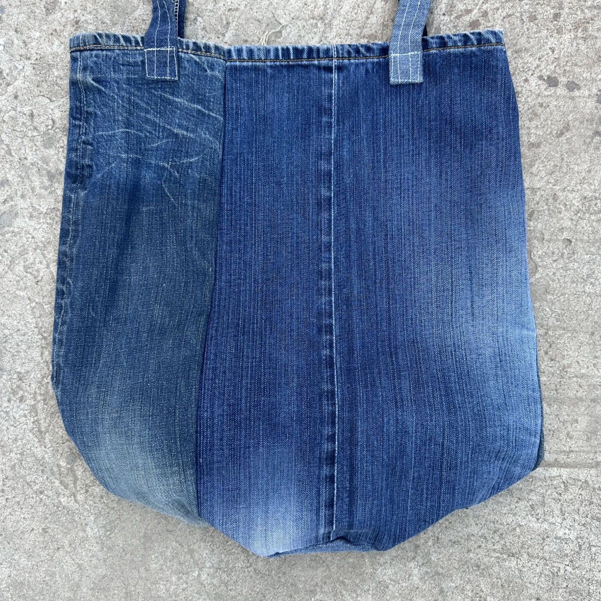 If Six Was Nine × Japanese Brand Vintage Japanese Style Custom Denim Shoulders Bag Y2K 00s Size ONE SIZE - 10 Thumbnail