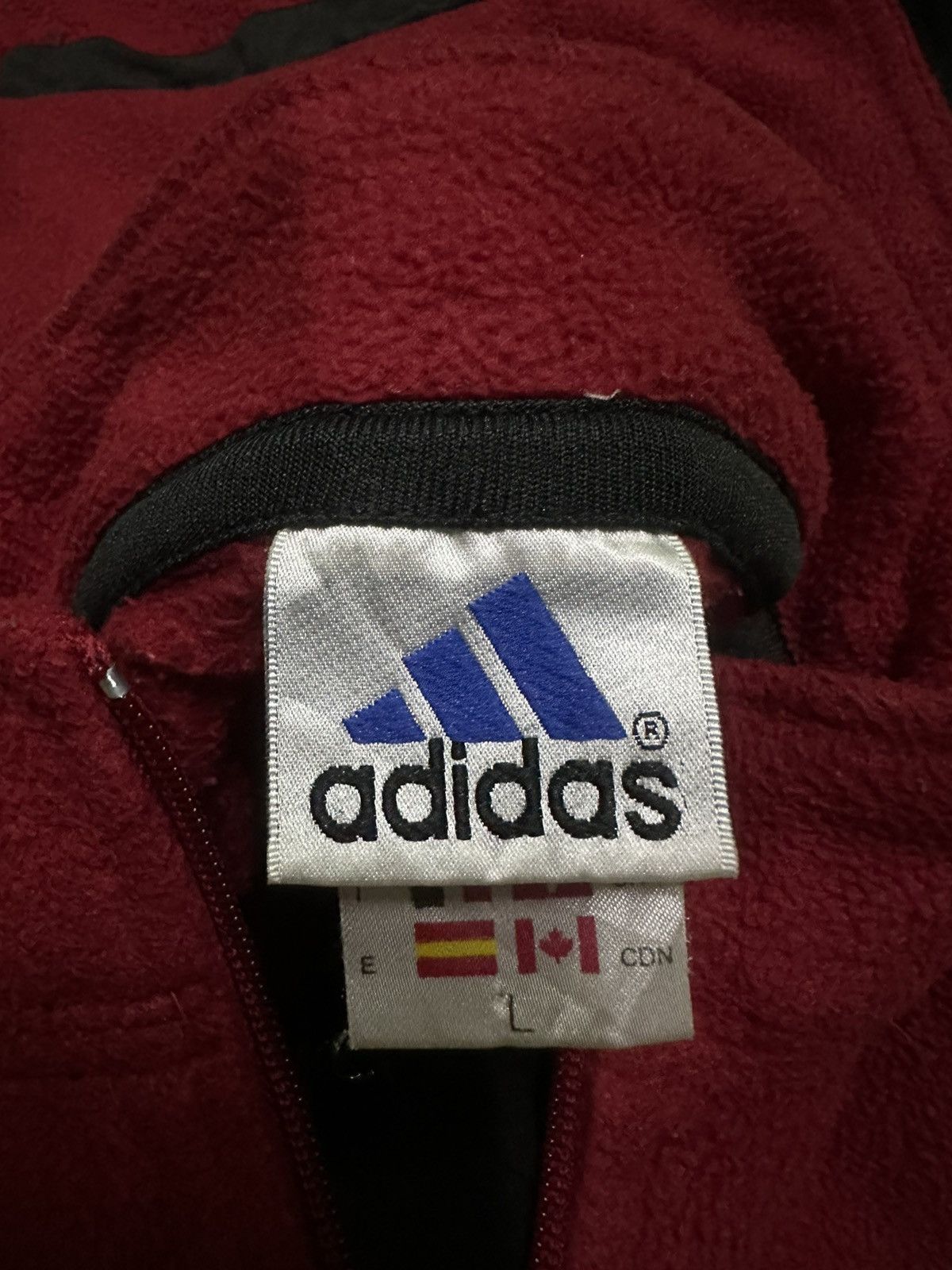 Adidas Adidas fleece vest streetwear Size US L / EU 52-54 / 3 - 4 Thumbnail
